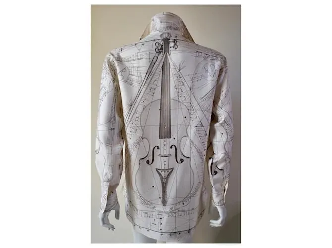 Camisa de seda Hermès Beige 