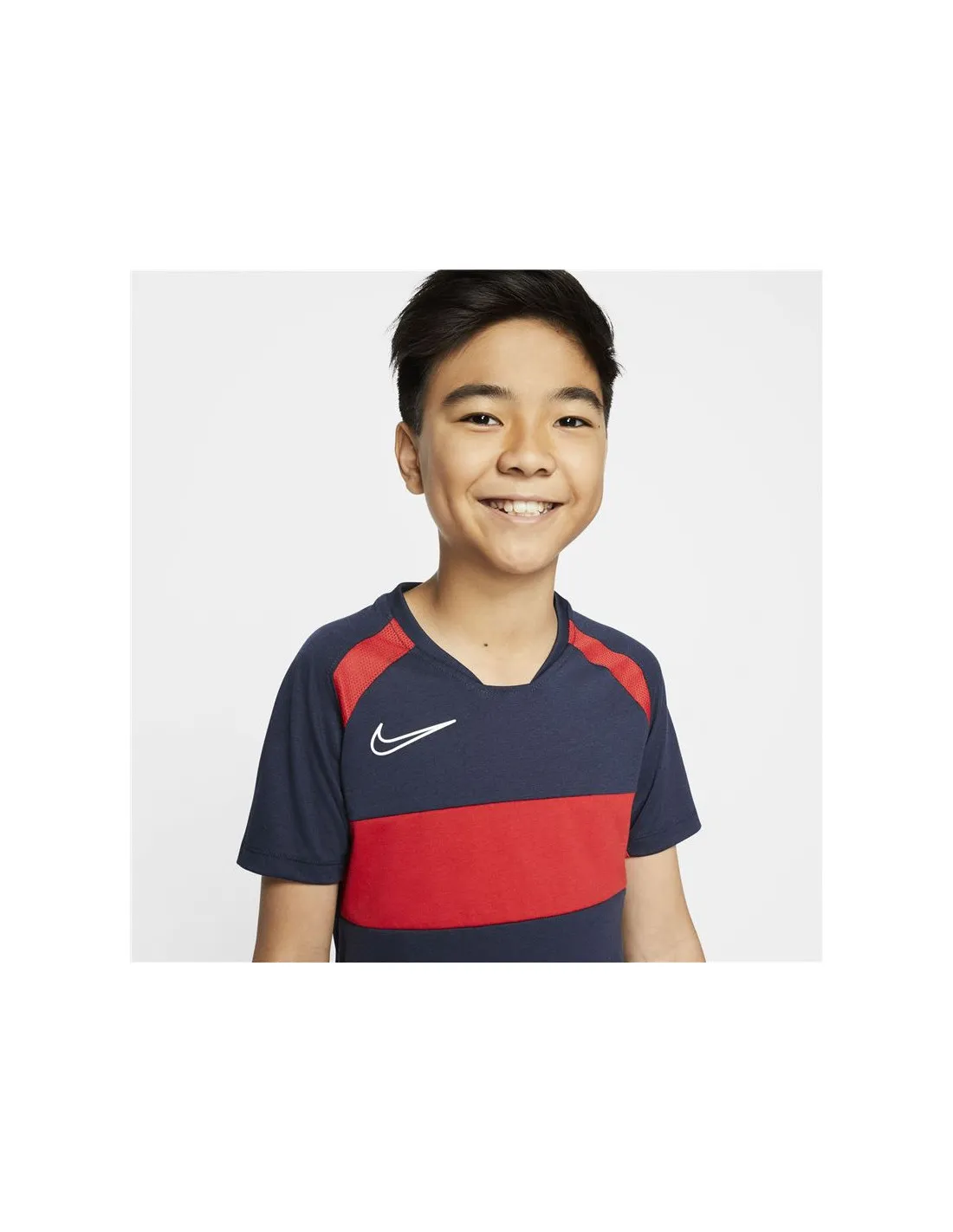 CAMISETA DE FúTBOL NIKE DRIFIT ACADEMY AZUL/ROJO