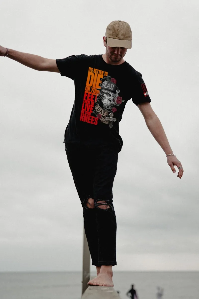 Camiseta de hombre DEAD negra