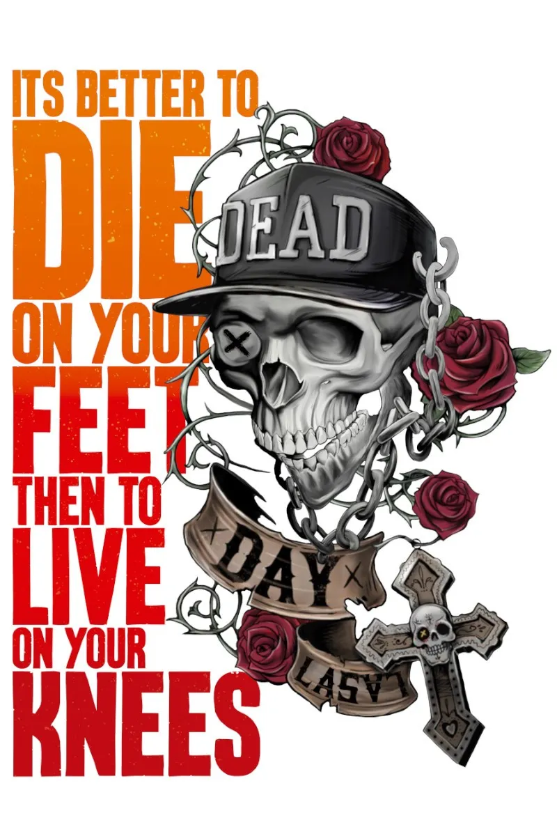 Camiseta de hombre DEAD negra