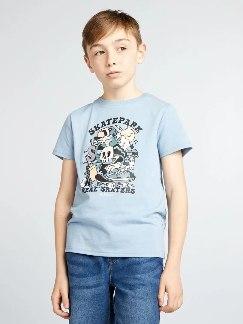 CAMISETA ESTAMPADA  SO EASY  BLANCO