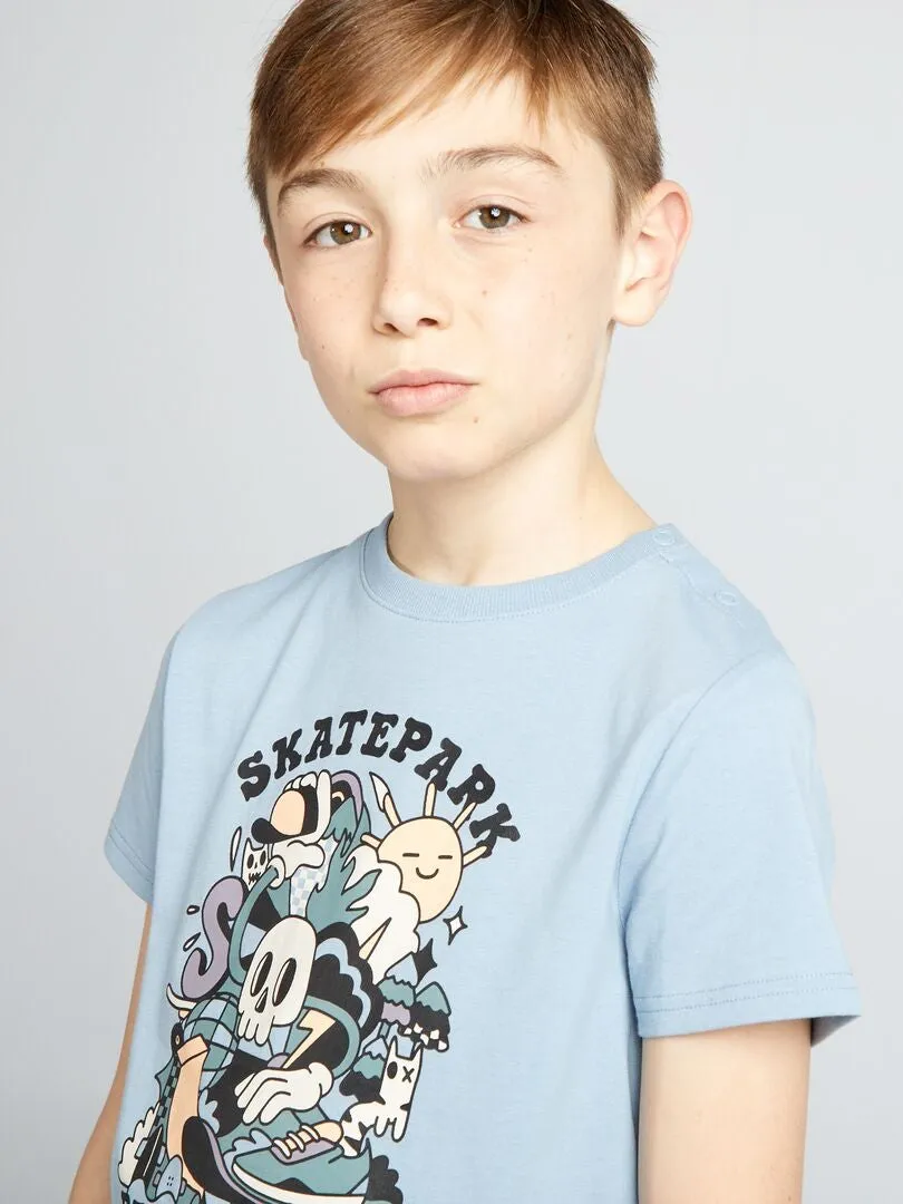 CAMISETA ESTAMPADA  SO EASY  BLANCO