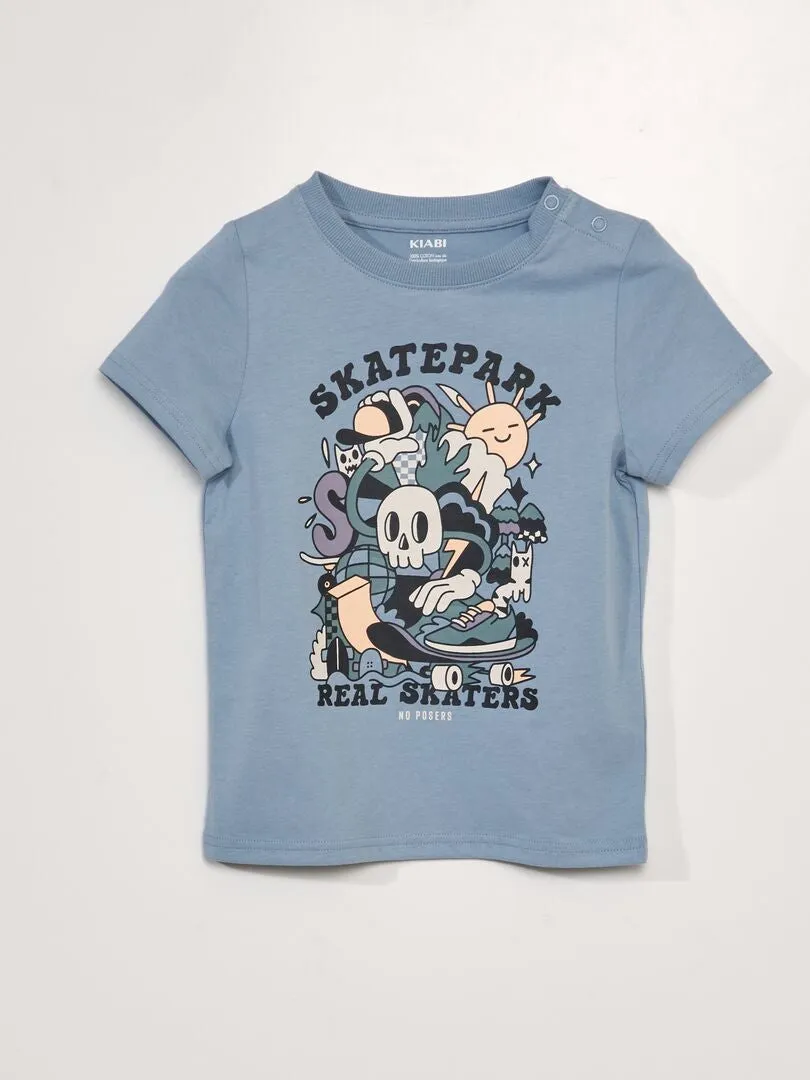 CAMISETA ESTAMPADA  SO EASY  BLANCO