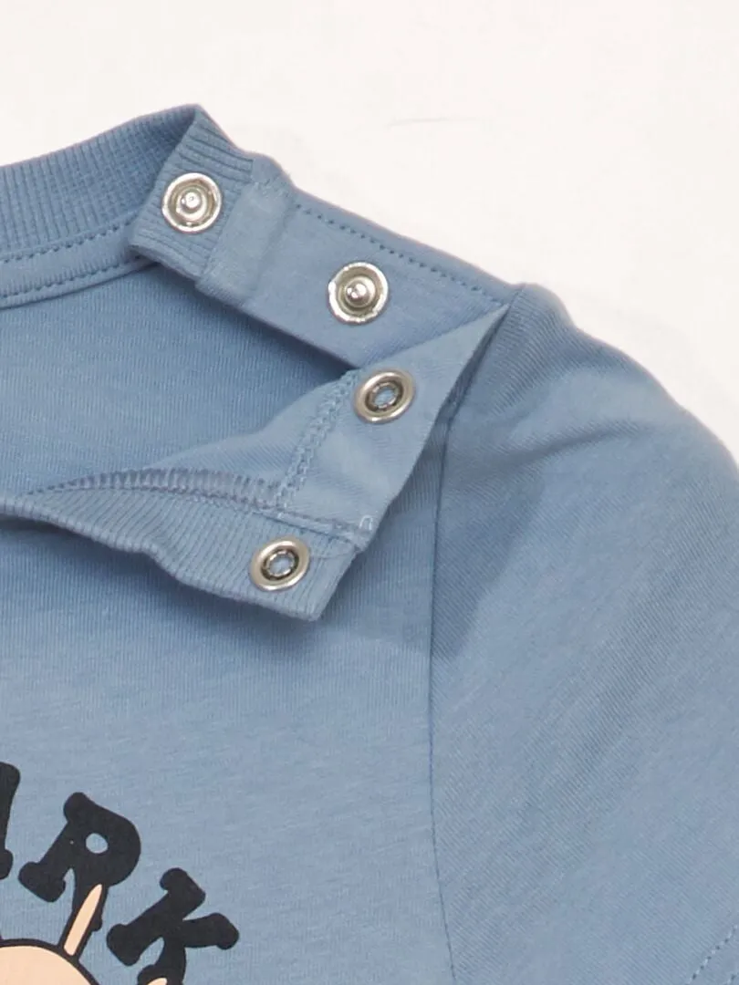 CAMISETA ESTAMPADA  SO EASY  BLANCO