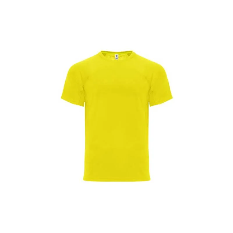 Camiseta técnica unisex combinada