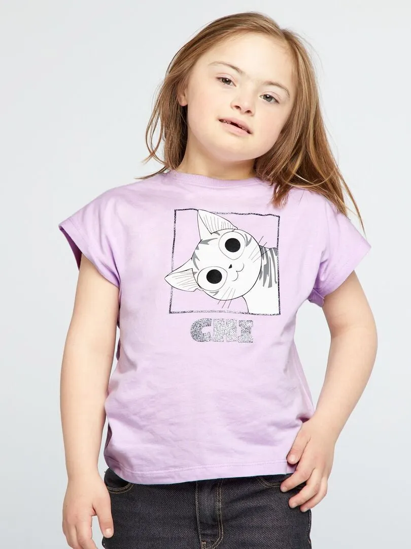 CAMISETA 'CHI'  SO EASY  PURPURA