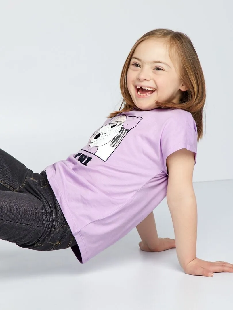 CAMISETA 'CHI'  SO EASY  PURPURA