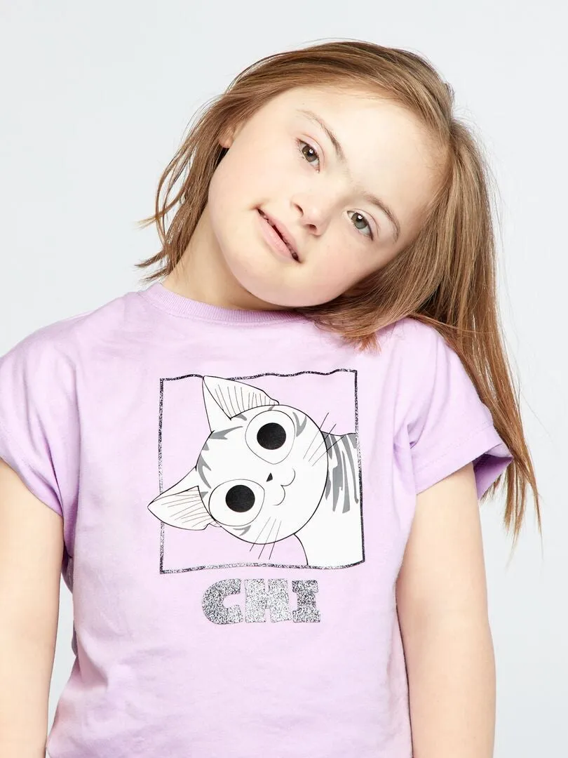 CAMISETA 'CHI'  SO EASY  PURPURA