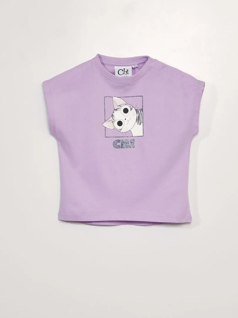CAMISETA 'CHI'  SO EASY  PURPURA