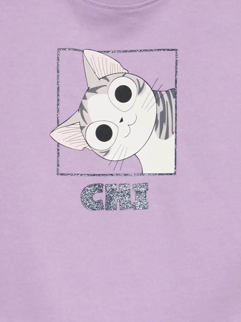 CAMISETA 'CHI'  SO EASY  PURPURA