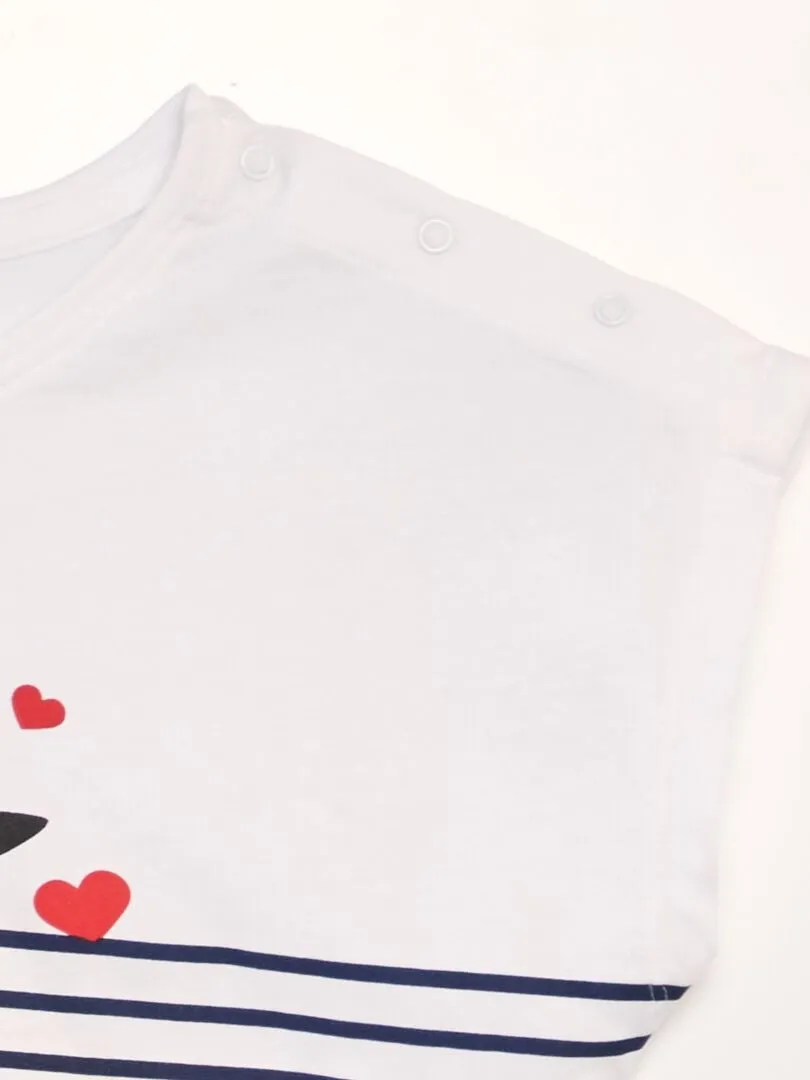 CAMISETA 'PIKACHU'  SO EASY  BLANCO