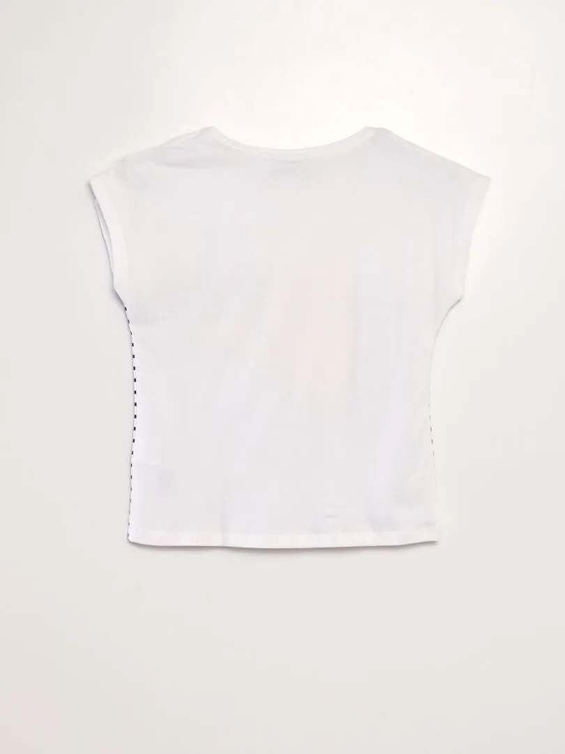 CAMISETA 'PIKACHU'  SO EASY  BLANCO