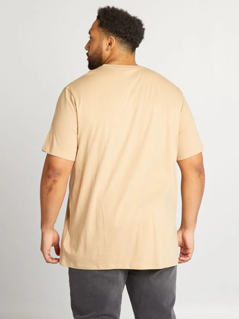 CAMISETA 'POKéMON' CON CUELLO REDONDO  BEIGE