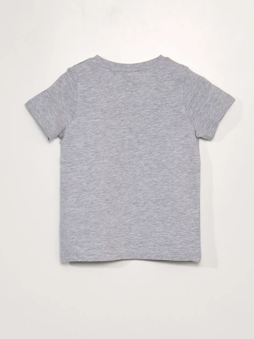 CAMISETA 'SUPER MARIO'  SO EASY  GRIS