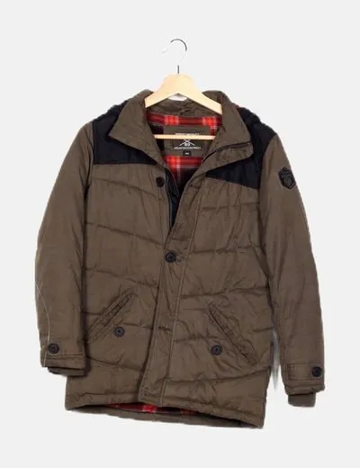 C&A Abrigo verde casual