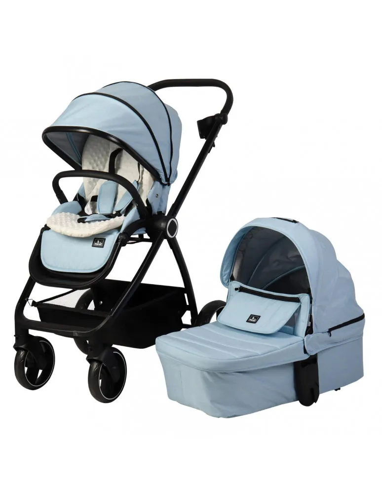 CARRO DUO ELENA TEJIDO CELESTE TORAL