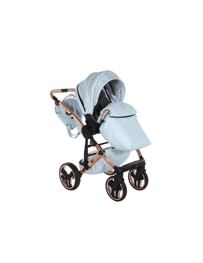 CARRO DUO JUNAMA HEART 05 AZUL/COPPER