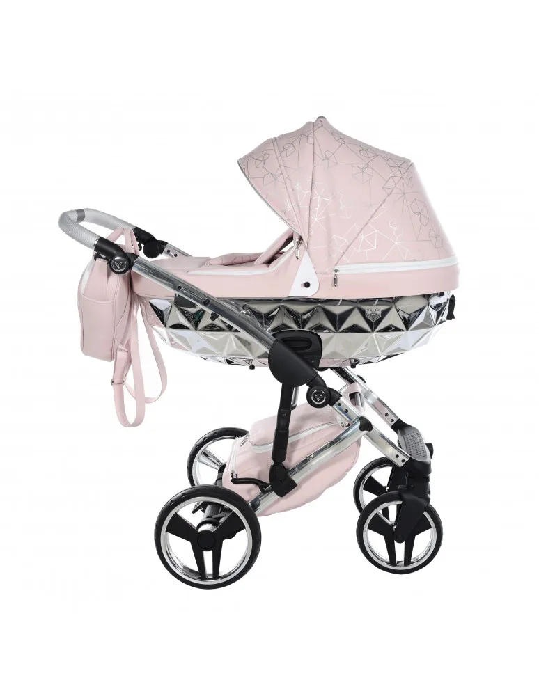 CARRO DUO JUNAMA HEART 06 ROSA/PLATA