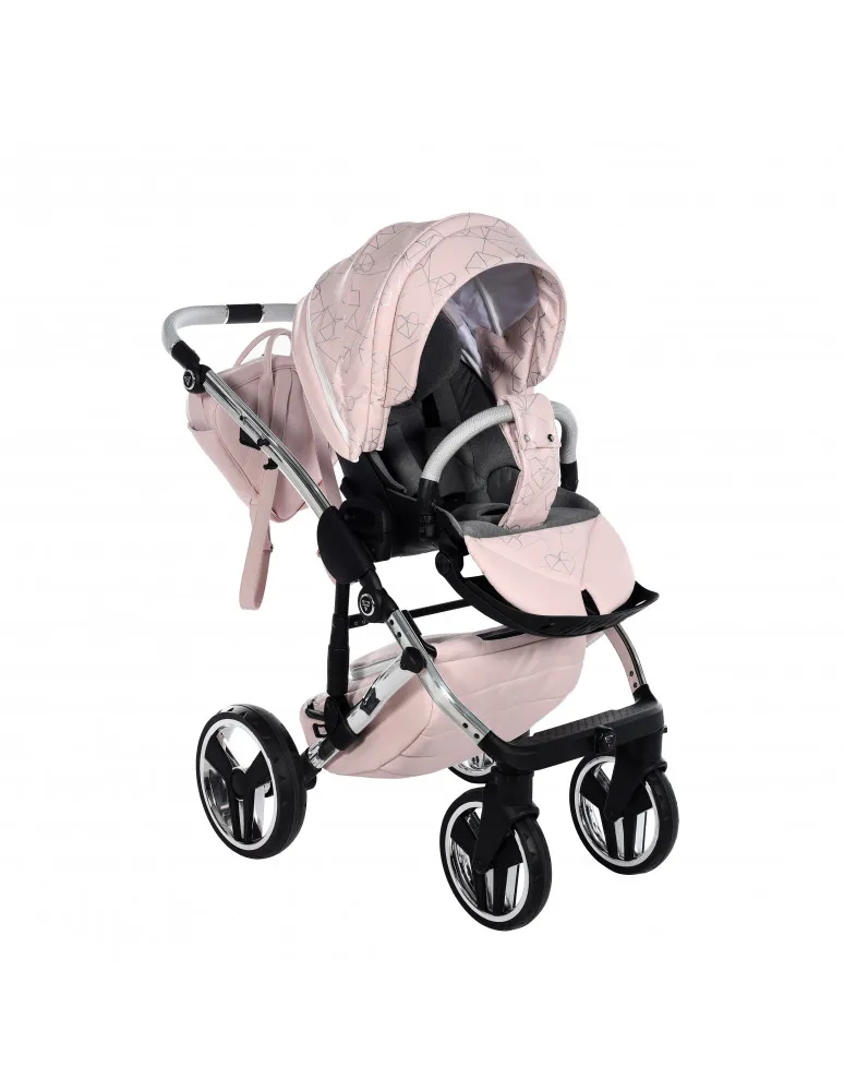 CARRO DUO JUNAMA HEART 06 ROSA/PLATA