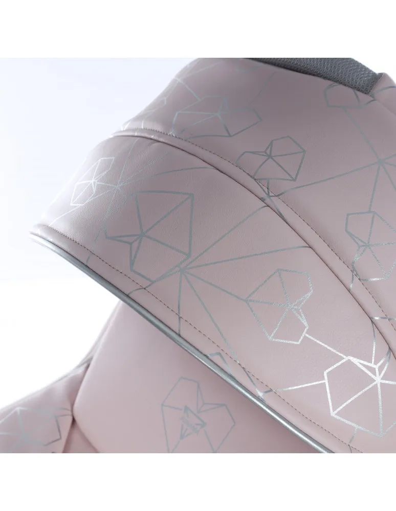 CARRO DUO JUNAMA HEART 06 ROSA/PLATA