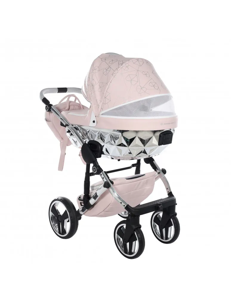CARRO DUO JUNAMA HEART 06 ROSA/PLATA