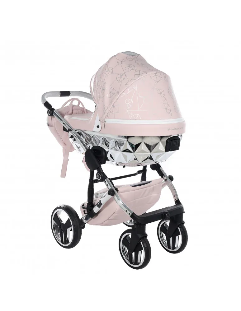 CARRO DUO JUNAMA HEART 06 ROSA/PLATA