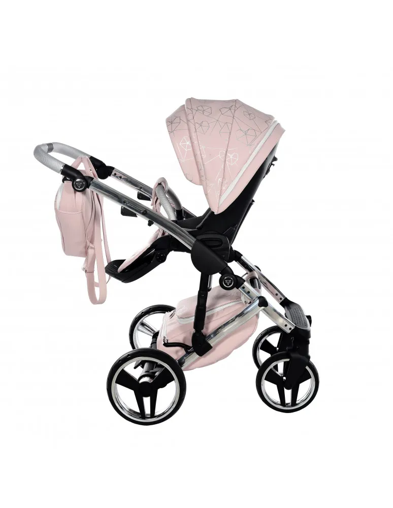 CARRO DUO JUNAMA HEART 06 ROSA/PLATA