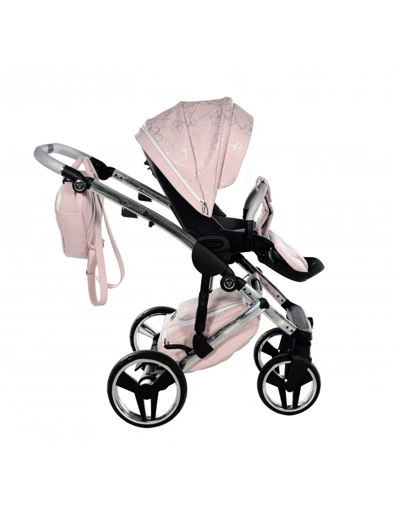 CARRO DUO JUNAMA HEART 06 ROSA/PLATA