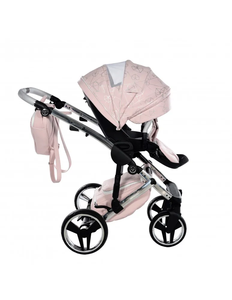 CARRO DUO JUNAMA HEART 06 ROSA/PLATA