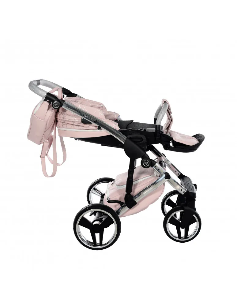 CARRO DUO JUNAMA HEART 06 ROSA/PLATA