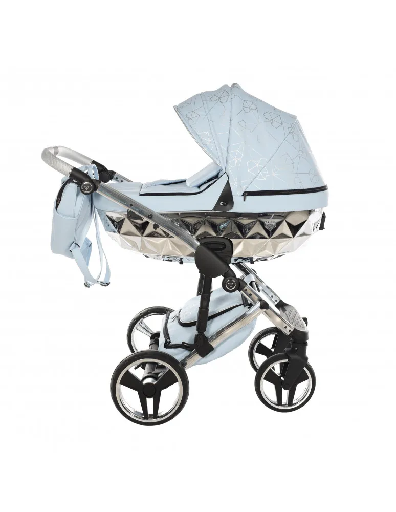 CARRO DUO JUNAMA HEART 08 AZUL/PLATA