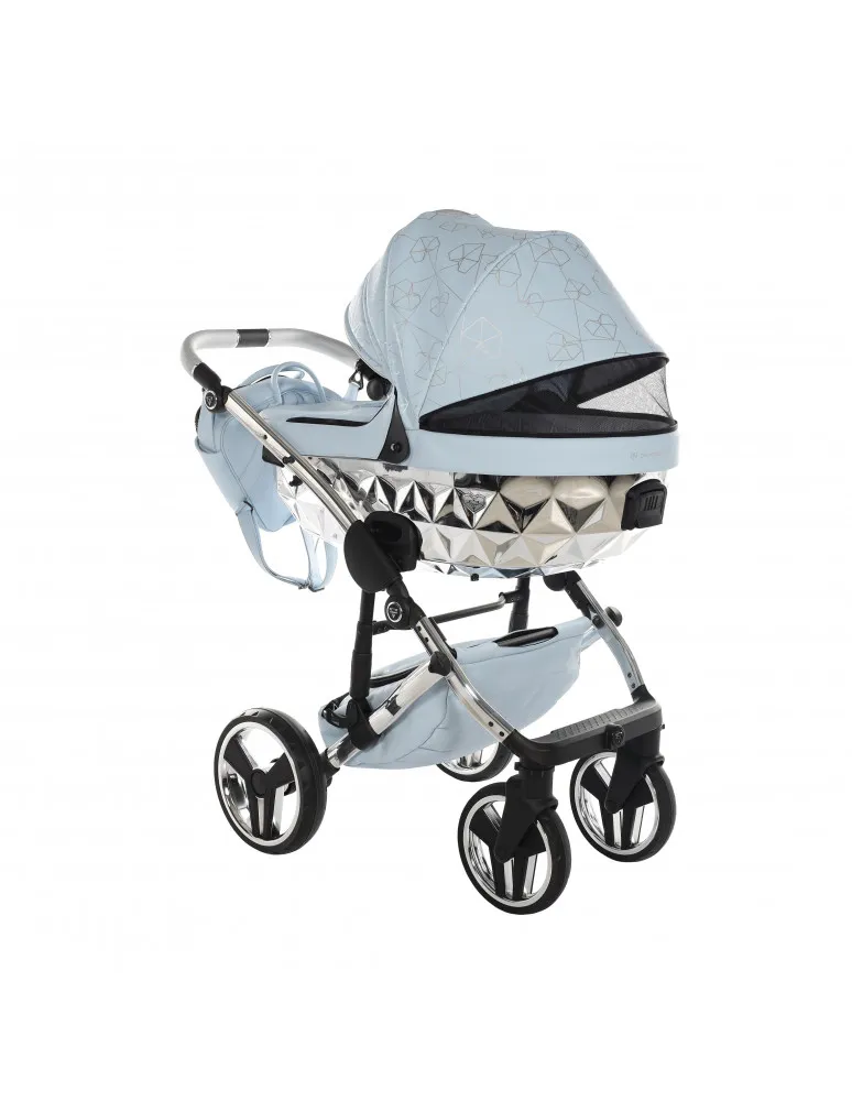 CARRO DUO JUNAMA HEART 08 AZUL/PLATA