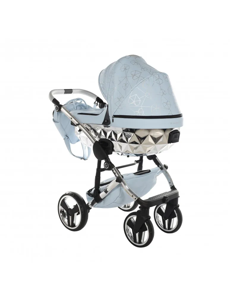 CARRO DUO JUNAMA HEART 08 AZUL/PLATA
