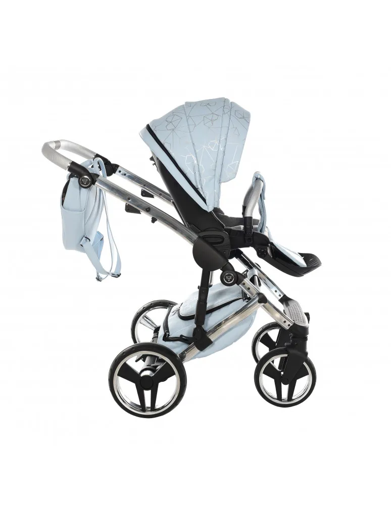 CARRO DUO JUNAMA HEART 08 AZUL/PLATA