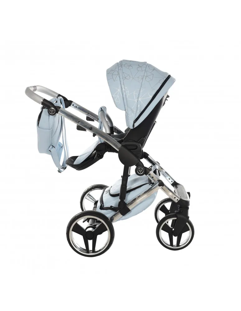 CARRO DUO JUNAMA HEART 08 AZUL/PLATA