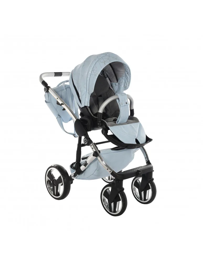 CARRO DUO JUNAMA HEART 08 AZUL/PLATA