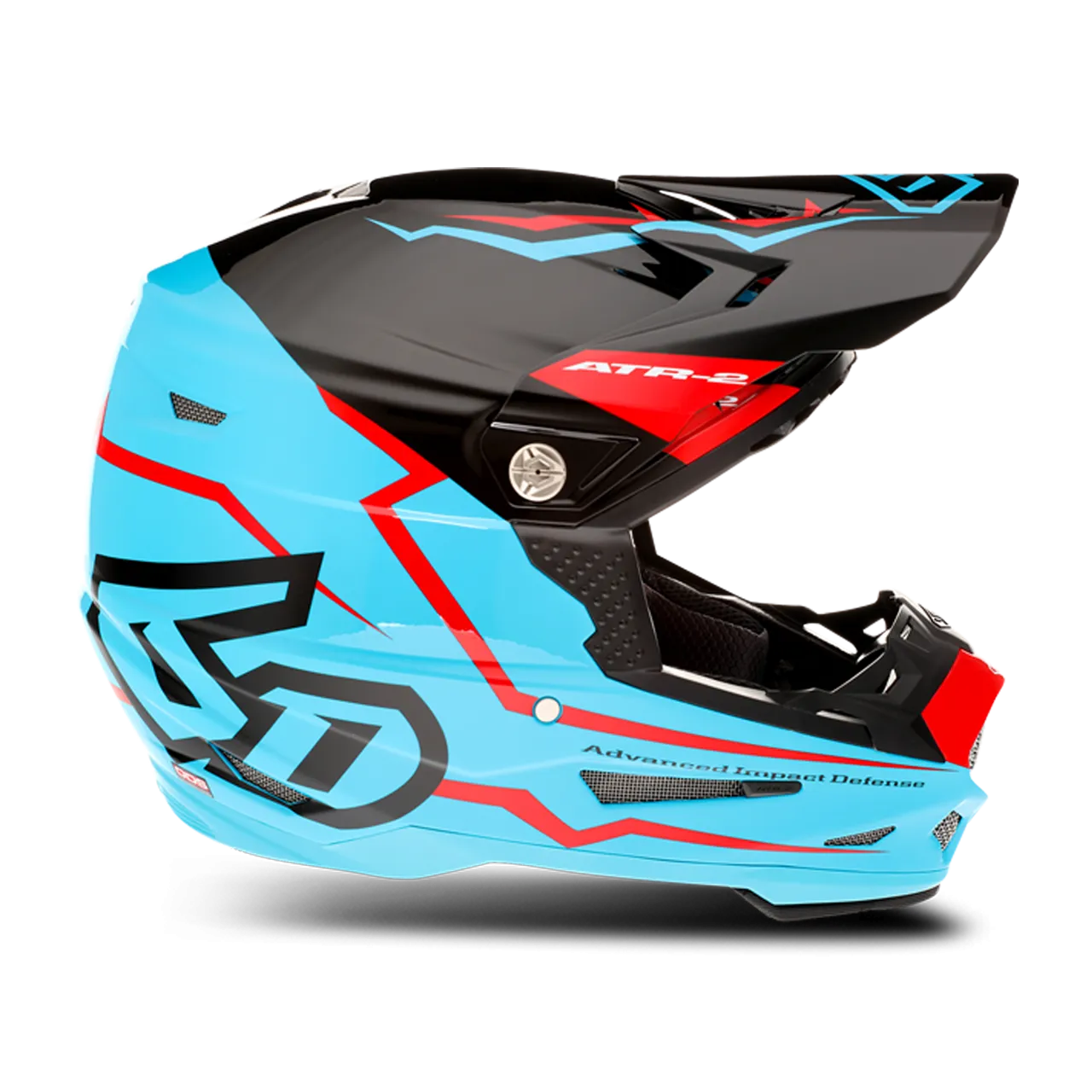 CASCO DE CROSS 6D ATR2 ELEMENT CIAN