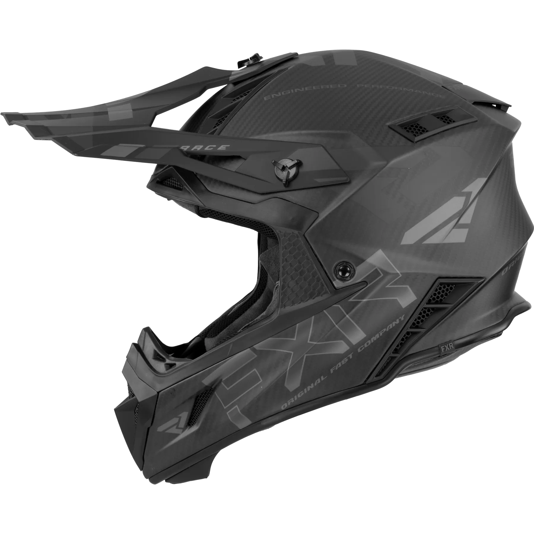 Casco de Cross FXR Helium Carbon Aleación