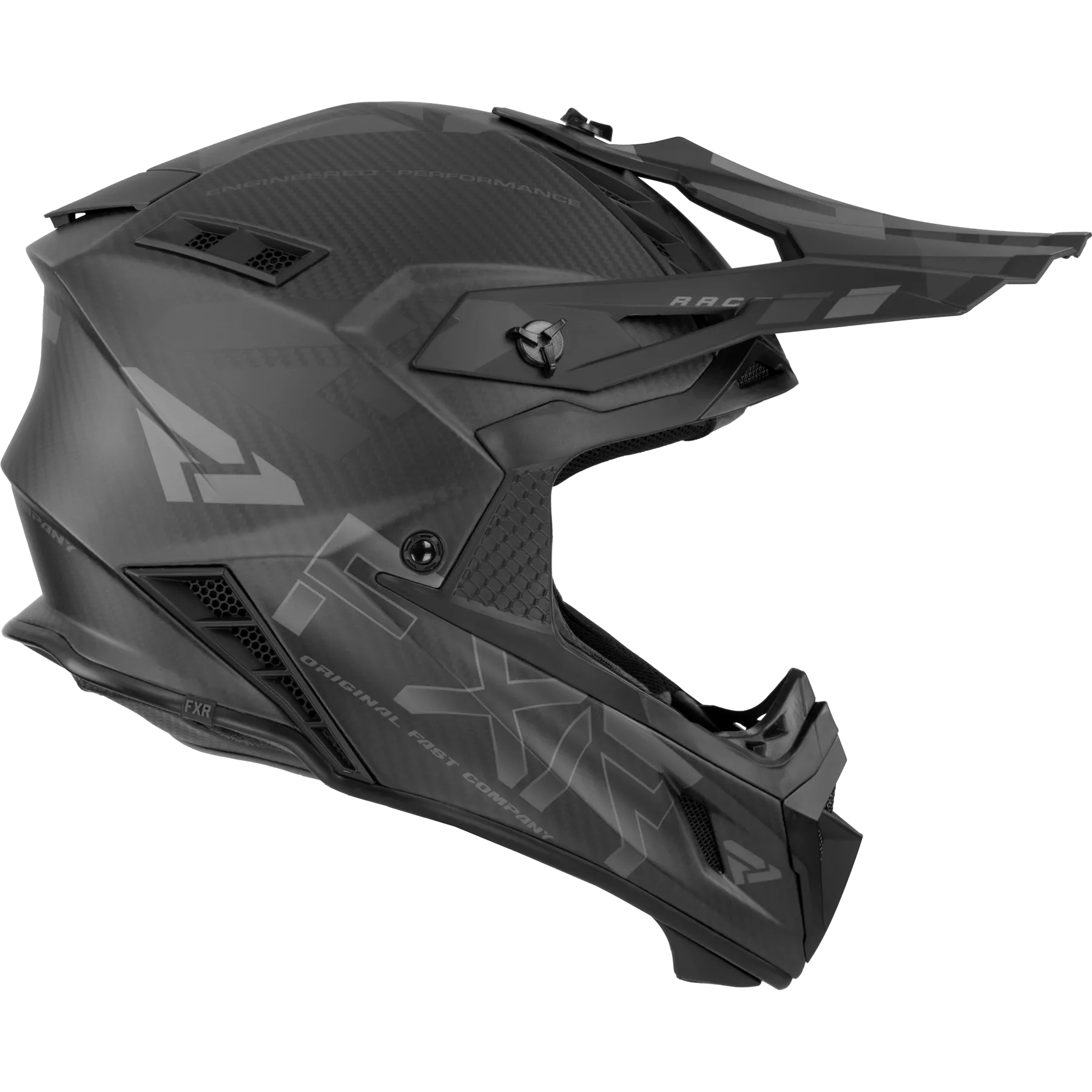 Casco de Cross FXR Helium Carbon Aleación