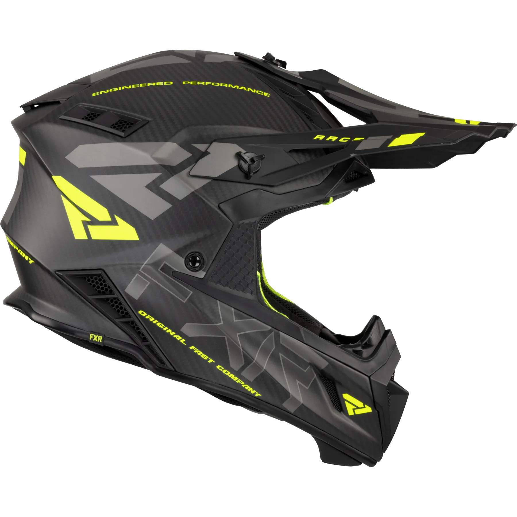 CASCO DE CROSS FXR HELIUM CARBON HIVISCARBóN