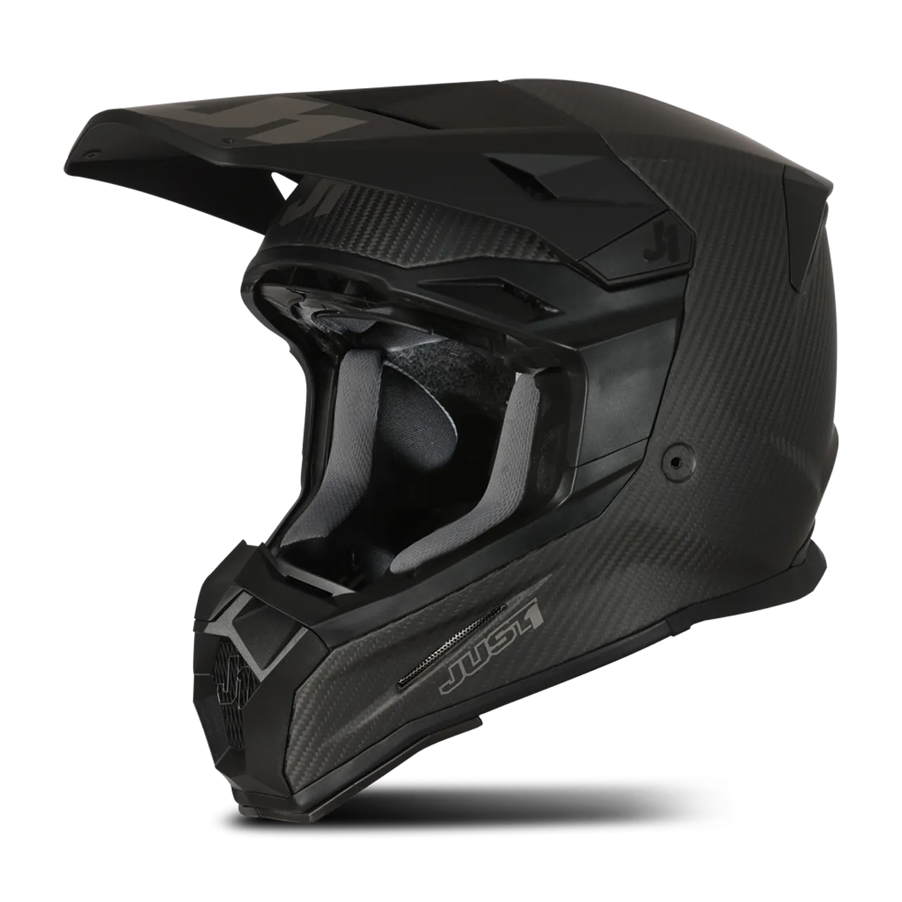 Casco de Cross Just1 J22 Solid Exposed Carbono 