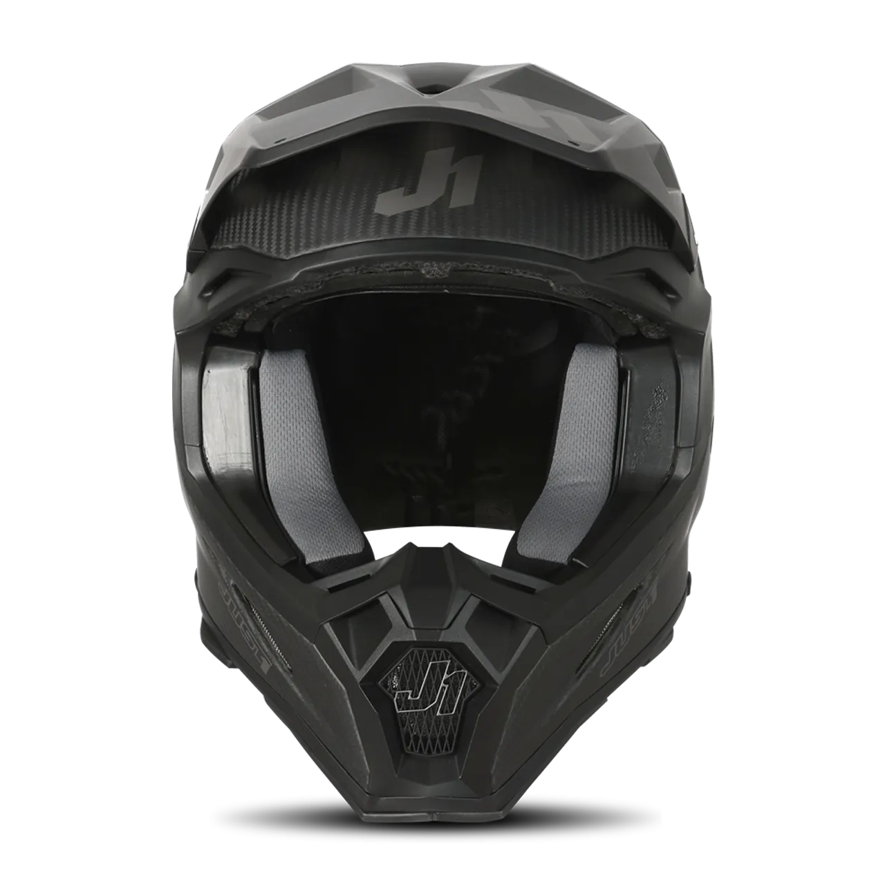 Casco de Cross Just1 J22 Solid Exposed Carbono 