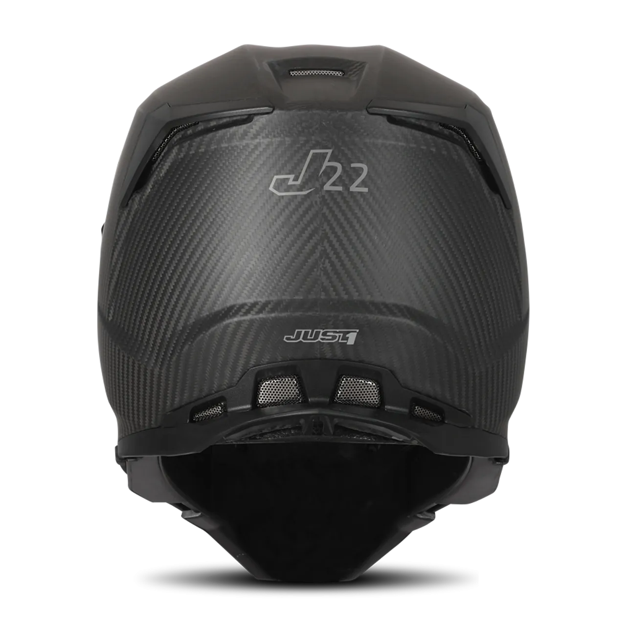 Casco de Cross Just1 J22 Solid Exposed Carbono 