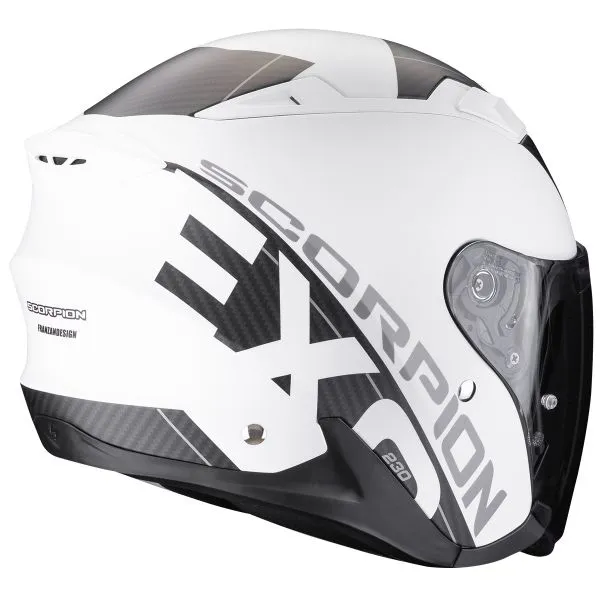 Casco Scorpion Exo 230 QR Matt White Black 