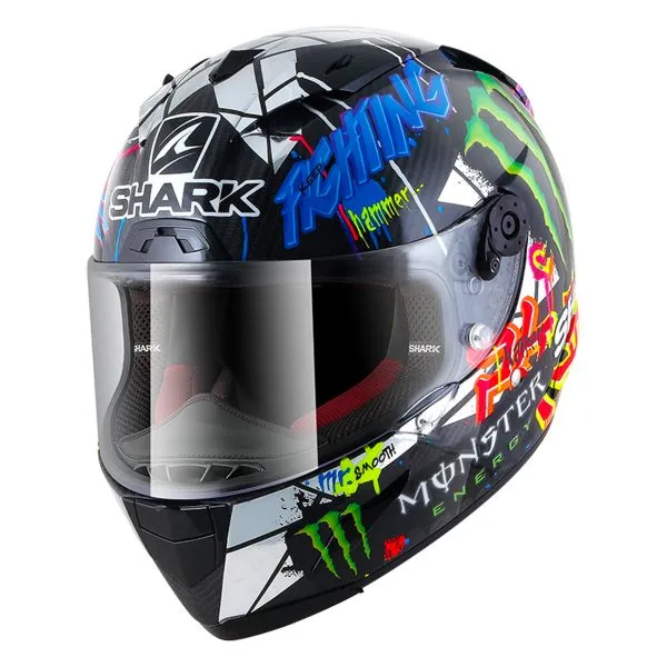 CASCO SHARK RACER PRO CARBON REPLICA LORENZO CATALUNYA GP DUG 
