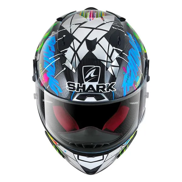 CASCO SHARK RACER PRO CARBON REPLICA LORENZO CATALUNYA GP DUG 