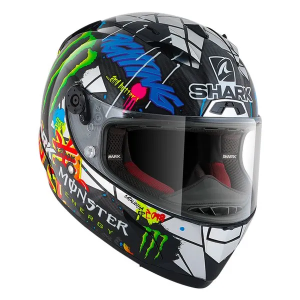 CASCO SHARK RACER PRO CARBON REPLICA LORENZO CATALUNYA GP DUG 