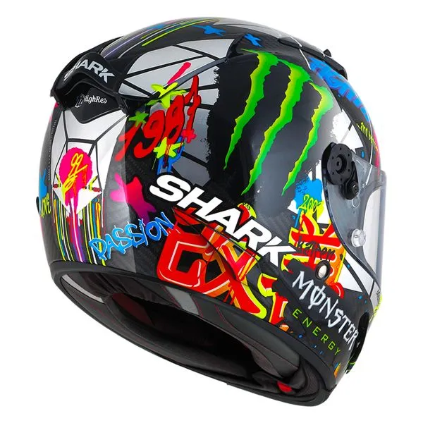 CASCO SHARK RACER PRO CARBON REPLICA LORENZO CATALUNYA GP DUG 