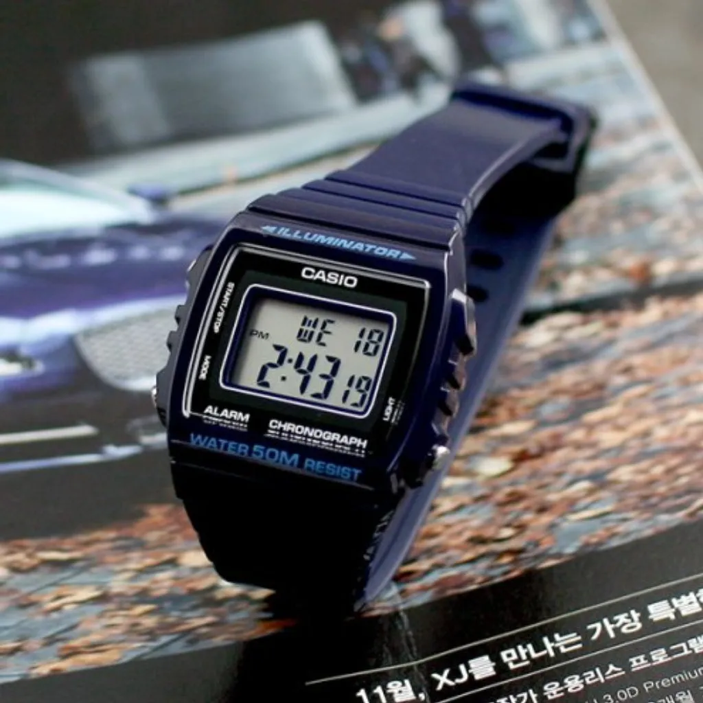 CASIO RELOJ DIGITAL AZUL OSCURO PARA HOMBRE (W215H2AV)