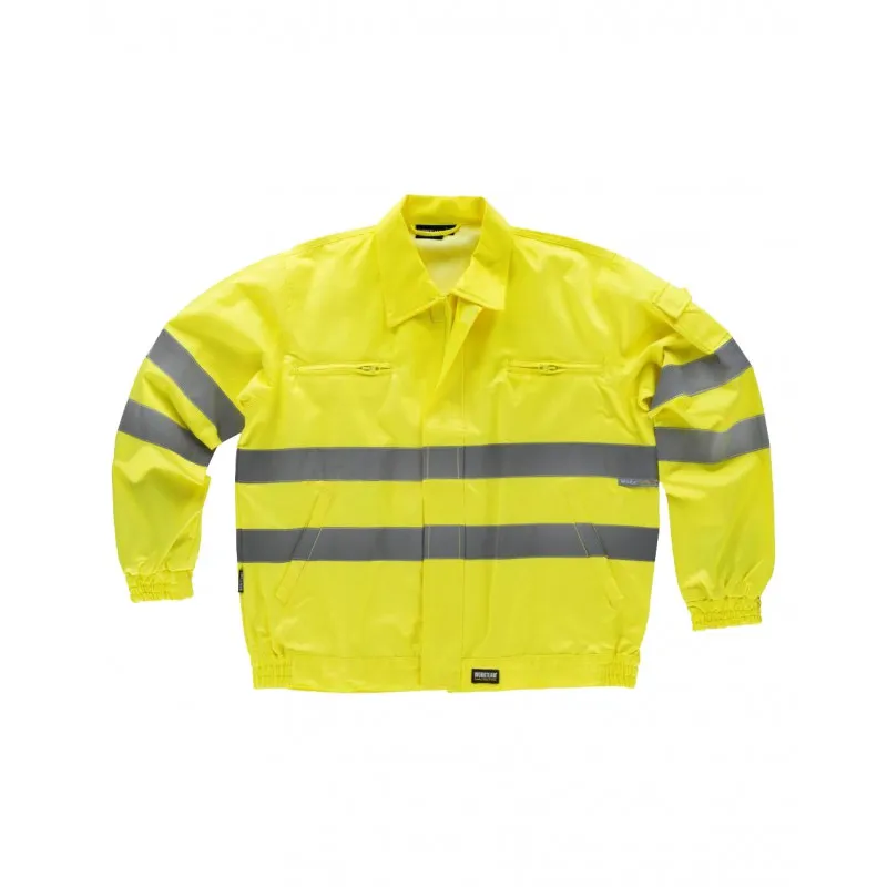 Cazadora alta visibilidad WORKTEAM C3910 con cintas reflectantes